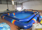 매력적인 팽창식 물 게임 거대한 옥외 팽창식 수영장 8 * 8 * 0.65m 0.9mm Pvc 방수포