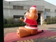 상업적인 쇼를 위한 팽창식 크리스마스 훈장 곰 Catoon를 인쇄하는 주문을 받아서 만들어진 PVC